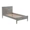 Alaterre Furniture Windsor 3-Piece Set with Panel Twin Bed and 2 Nightstands, Gray ANWI1132R4 - alternate 8